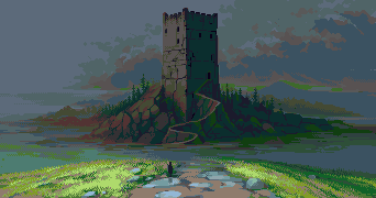 Background with Cast